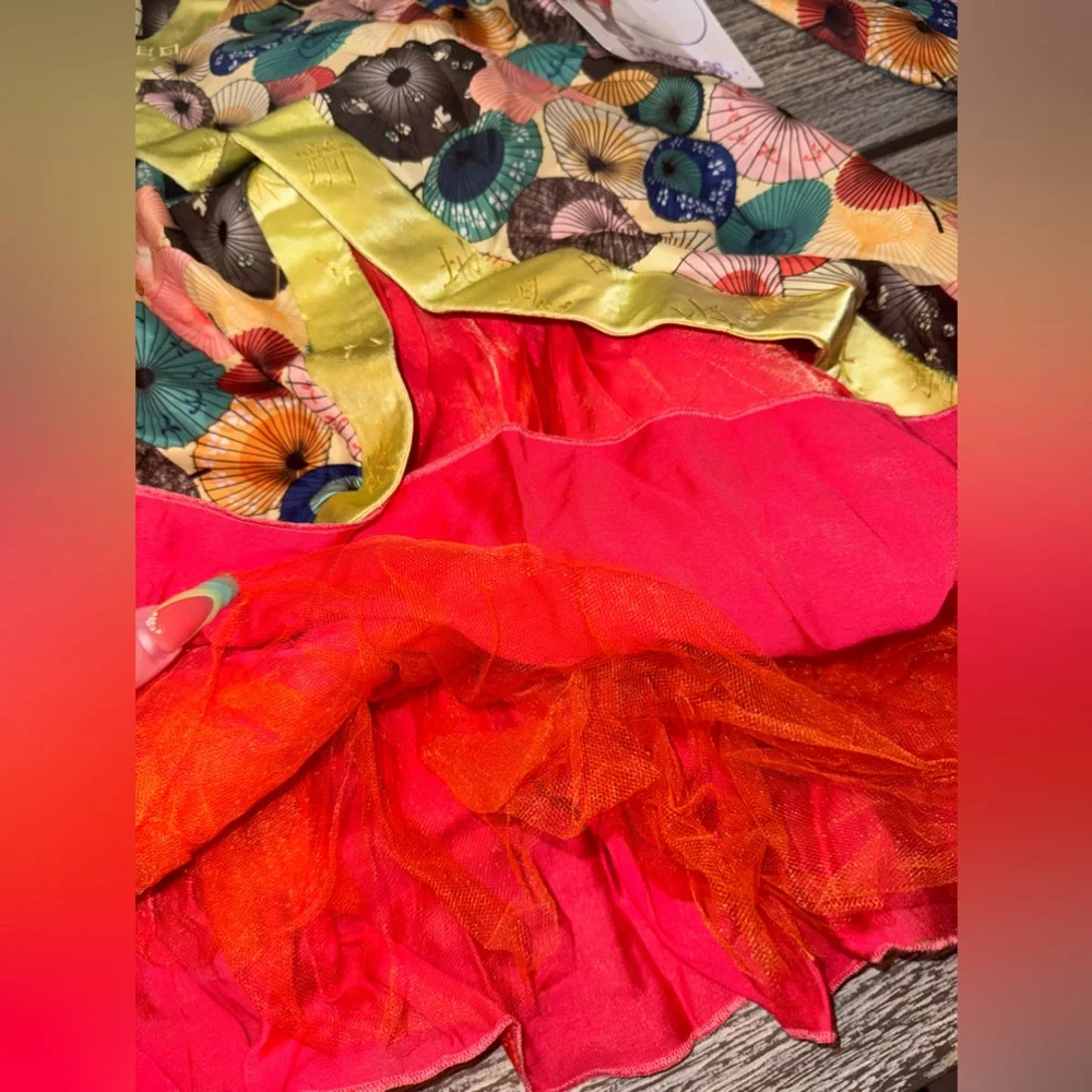 Girls Boutique Costume, Princess Jade, Asian Style Halloween Costume, Size 6-8